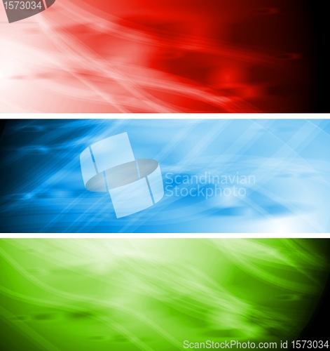 Image of Colourful wavy backgrounds