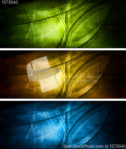 Image of Bright textural banners collection