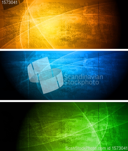 Image of Bright textural banners collection