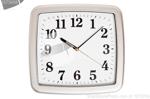 Image of Office clock , it is isolated on white