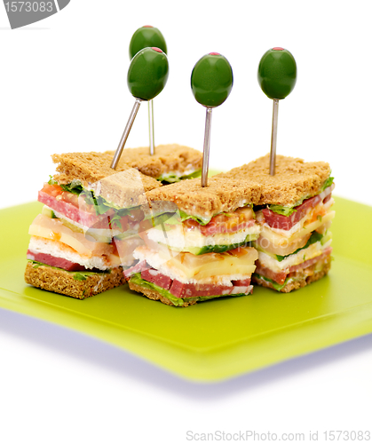 Image of Snacks of Classical BLT Club Sandwich 