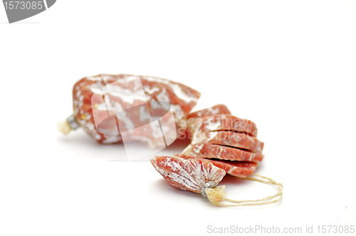 Image of Sliced salami salchichone