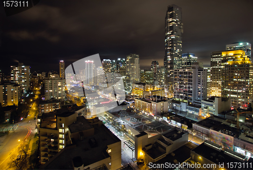 Image of Vancouver BC Robson Street Cityscape
