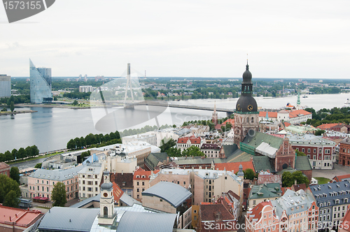 Image of View over Old Town of Riga, Latvia