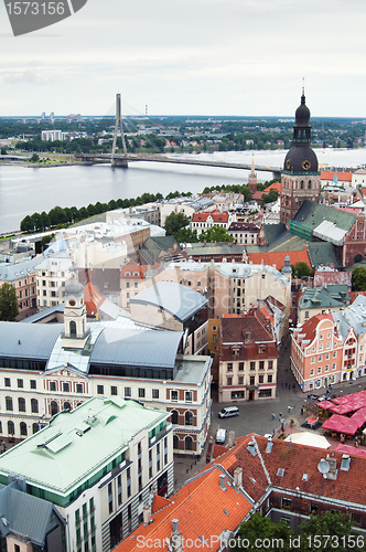 Image of View over Old Town of Riga, Latvia