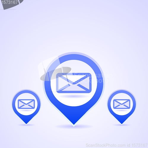 Image of Blue Mail Symbols