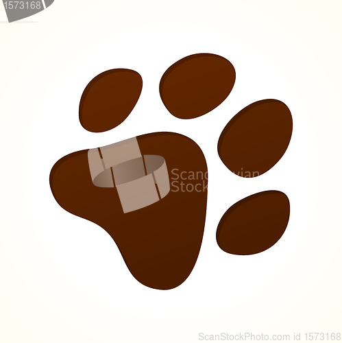Image of Brown Footprint