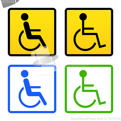 Image of Disabled Wheelchair Sign