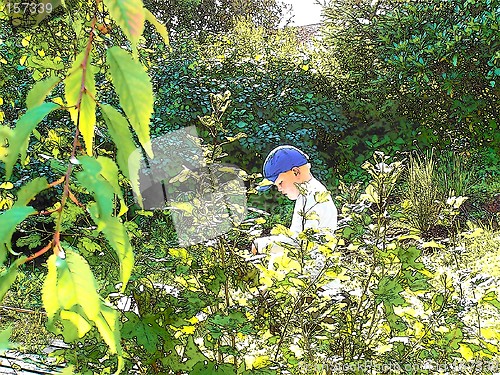Image of Garden moment