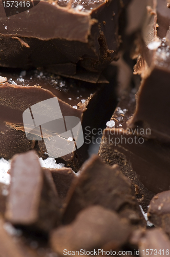 Image of Homemade chocolate with sea salt