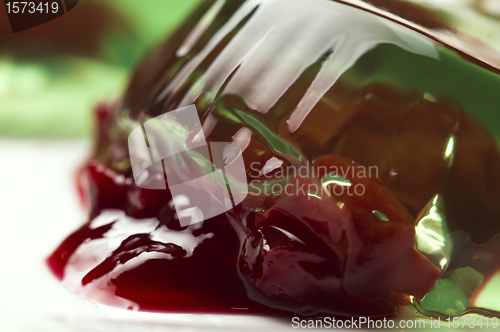 Image of Jelly with jam and sour cream