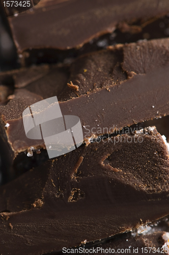 Image of Homemade chocolate with sea salt