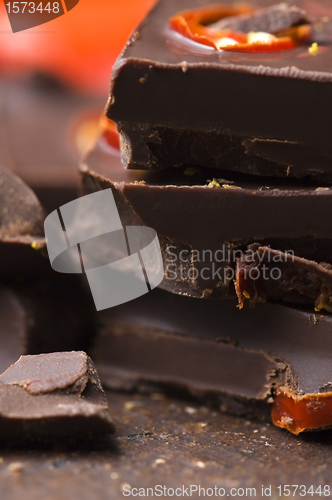 Image of Homemade chocolate with chilli