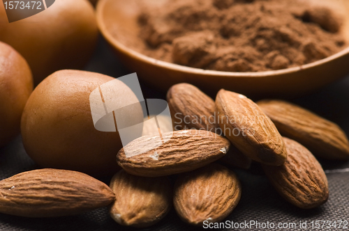 Image of Marzipan potatoes with ingredients