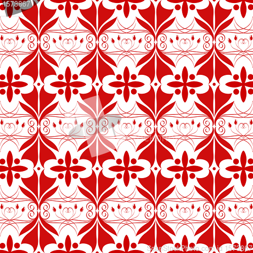 Image of Seamless Floral Pattern