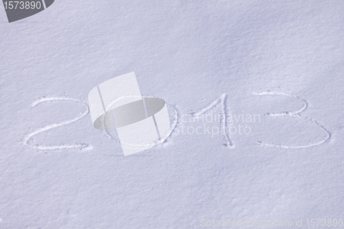 Image of snowy background