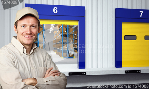 Image of happy worker