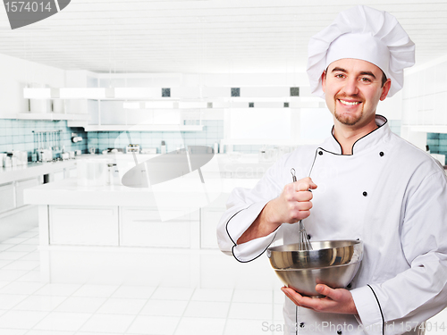 Image of chef on duty