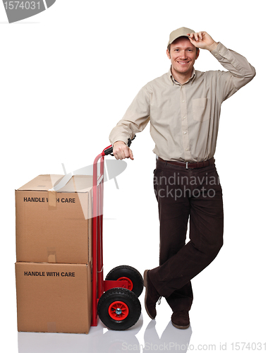 Image of smiling worker