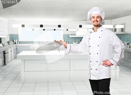 Image of chef in kitchen