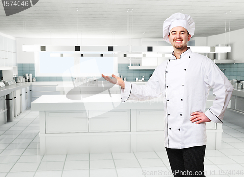 Image of chef in kitchen