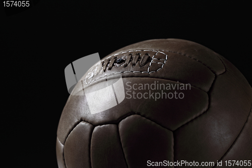 Image of soccer ball vintage