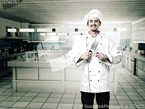 Image of chef in kitchen