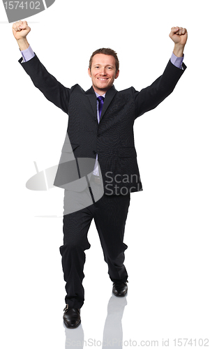 Image of happy business man