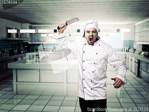 Image of angry chef