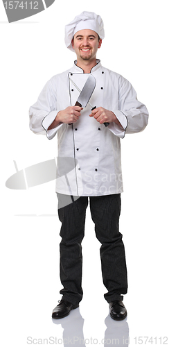 Image of chef at work