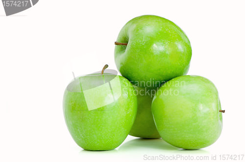 Image of Few green apples