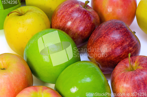 Image of Few different apples