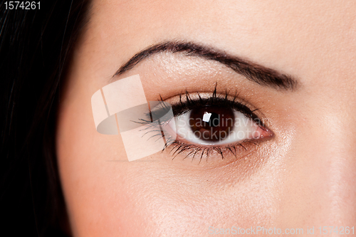 Image of Eyebrow and eye