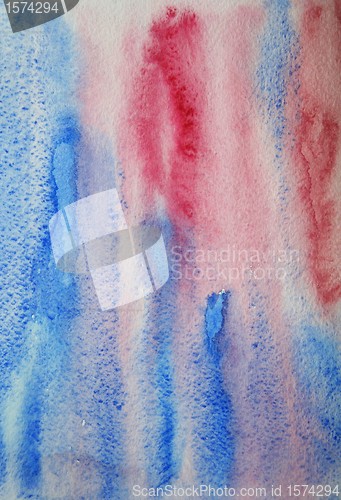 Image of Abstract watercolor background on paper texture 