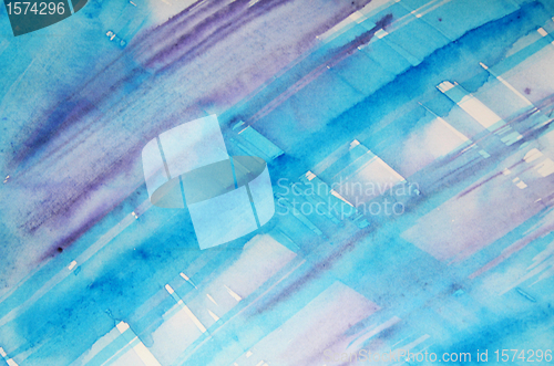 Image of Abstract watercolor background on paper texture 