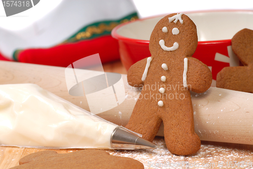 Image of Making delicious gingerbread men