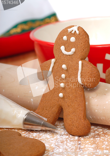 Image of Making delicious gingerbread men