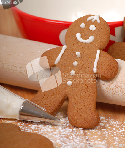 Image of Making delicious gingerbread men