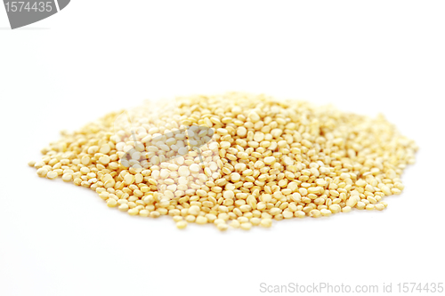 Image of Quinoa on white background