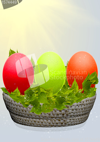 Image of Easter eggs