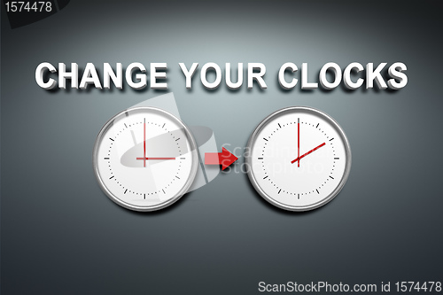 Image of Change your clocks