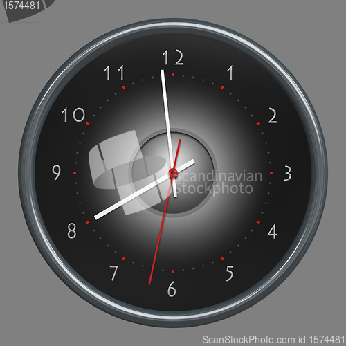 Image of clock isolated