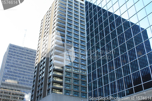 Image of Buildings reflected on each other