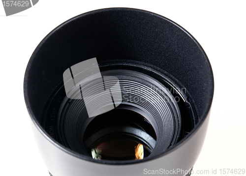 Image of Lens hood and lens