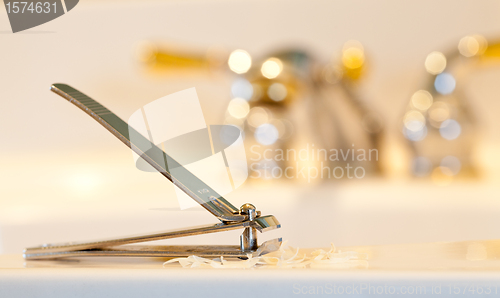 Image of Close up of nail clippers