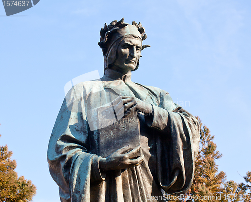 Image of Dante statue in Meridian Hill park