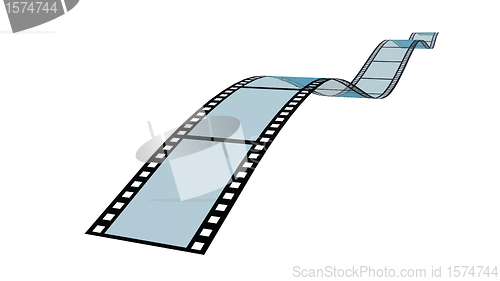 Image of Blank film strip