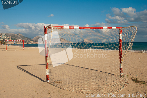 Image of Beach football pitch