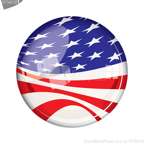 Image of Vote 2012 American badge