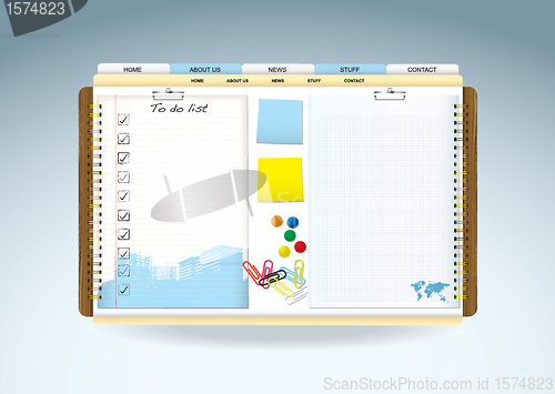 Image of Web paper template